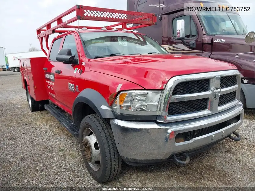 2017 Ram 5500 Chassis Tradesman/Slt/Laramie VIN: 3C7WRMEL1HG753752 Lot: 44592670