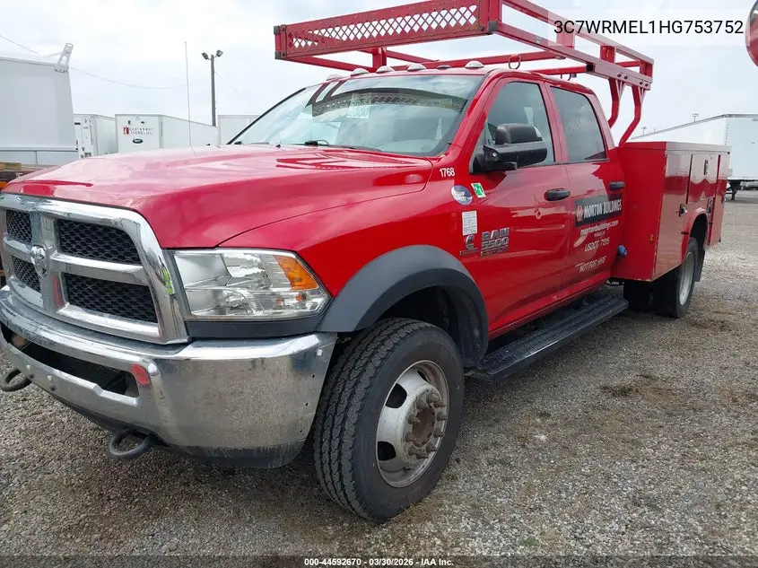 2017 Ram 5500 Chassis Tradesman/Slt/Laramie VIN: 3C7WRMEL1HG753752 Lot: 44592670