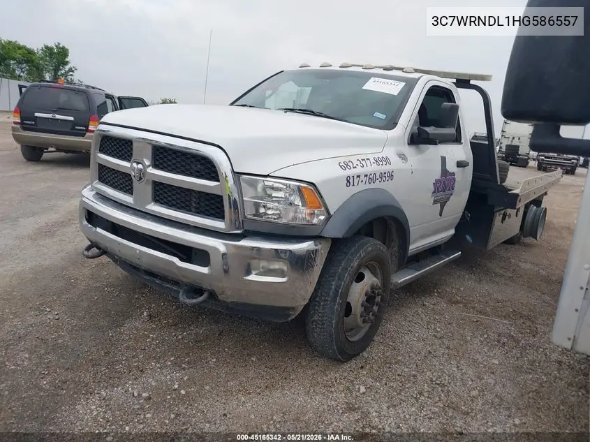 2017 Ram 5500 Chassis Tradesman/Slt VIN: 3C7WRNDL1HG586557 Lot: 45165342