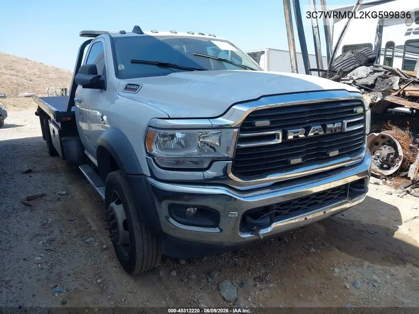 2019 Ram 5500 Chassis Tradesman/Slt VIN: 3C7WRMDL2KG599836 Lot: 45312220