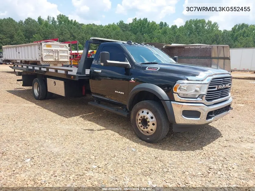 2019 Ram 5500 VIN: 3C7WRMDL3KG552458 Lot: 45363579