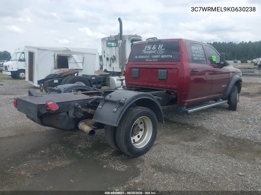 2019 Ram 5500 Chassis Tradesman/Slt/Laramie/Limited VIN: 3C7WRMEL9KG630238 Lot: 45436551