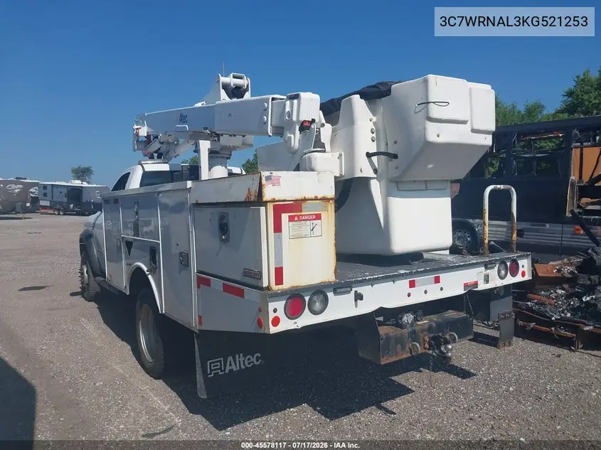 2019 Ram 5500 Chassis Tradesman/Slt VIN: 3C7WRNAL3KG521253 Lot: 45578117