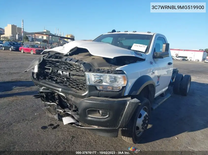 2021 Ram 5500 Chassis Tradesman/Slt VIN: 3C7WRNBL9MG519900 Lot: 37676177