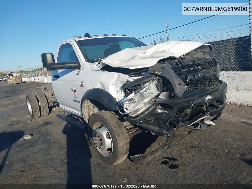 2021 Ram 5500 Chassis Tradesman/Slt VIN: 3C7WRNBL9MG519900 Lot: 37676177