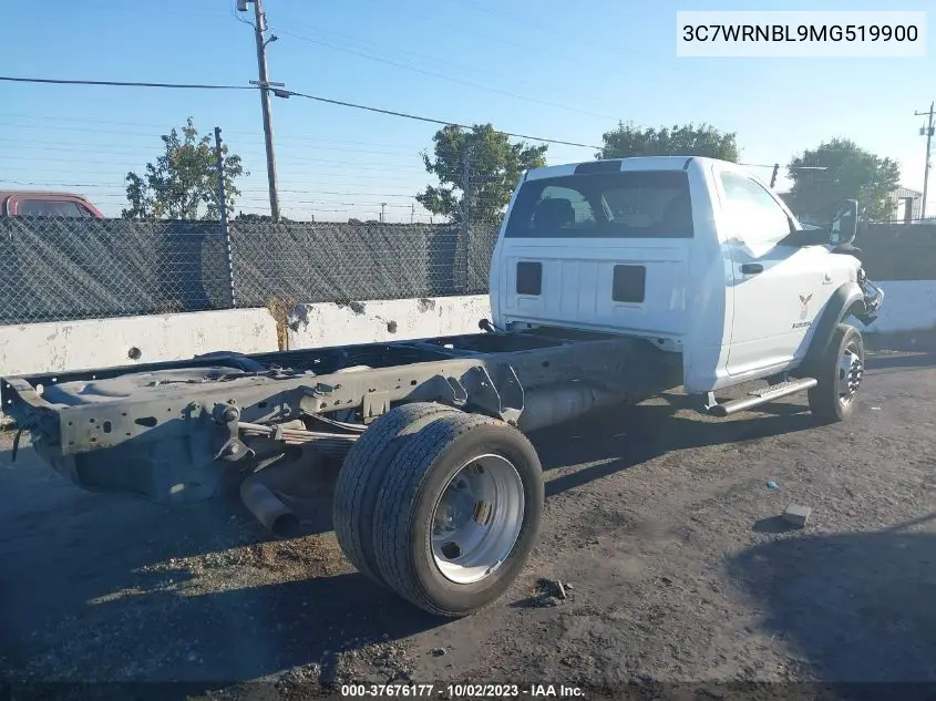 2021 Ram 5500 Chassis Tradesman/Slt VIN: 3C7WRNBL9MG519900 Lot: 37676177