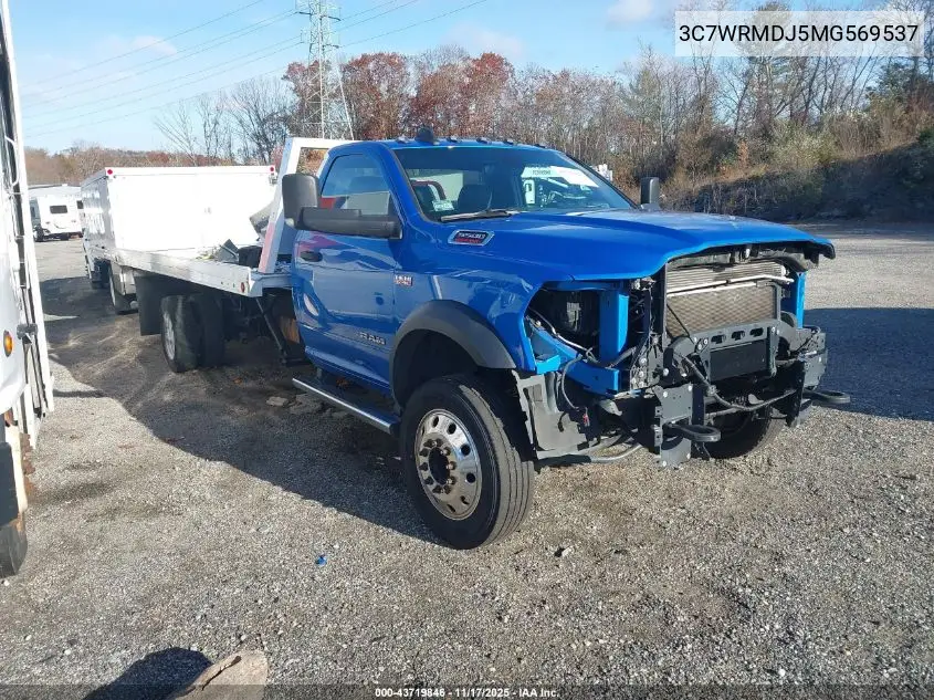 2021 Ram 5500 Chassis Tradesman/Slt VIN: 3C7WRMDJ5MG569537 Lot: 43719846
