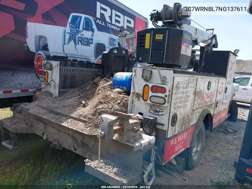 2022 Ram 5500 Chassis Tradesman/Slt VIN: 3C7WRNBL7NG137611 Lot: 44546942