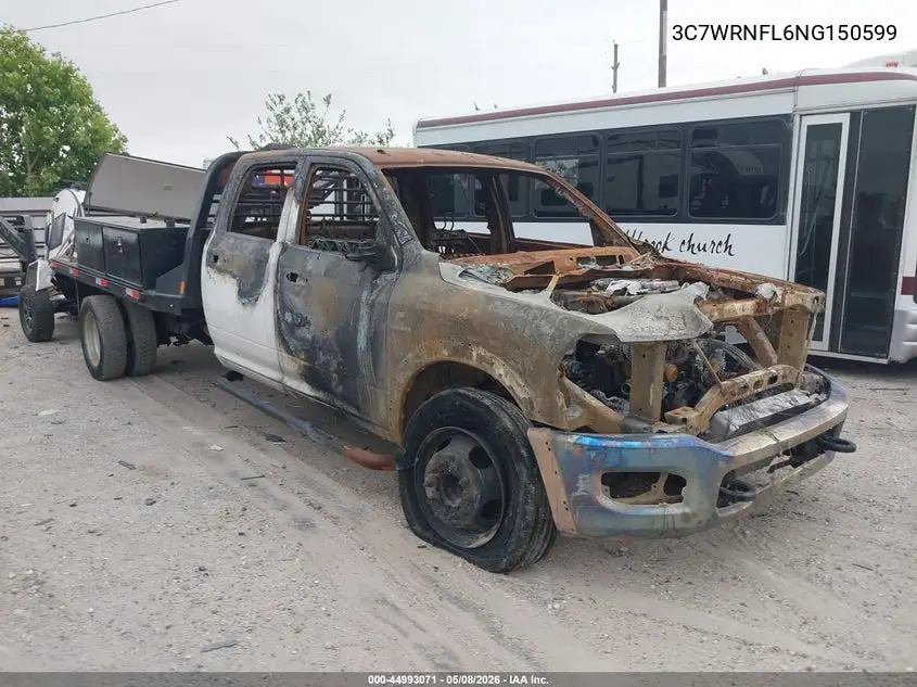 2022 Ram 5500 Chassis Tradesman/Slt/Laramie/Limited VIN: 3C7WRNFL6NG150599 Lot: 44993071