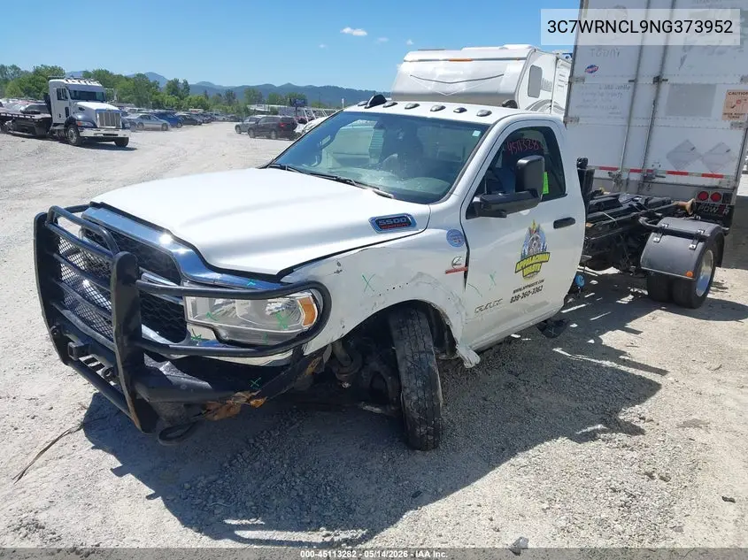 2022 Ram 5500 Chassis Tradesman/Slt VIN: 3C7WRNCL9NG373952 Lot: 45113282