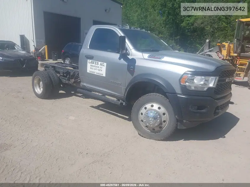 2022 Ram 5500 Chassis Tradesman/Slt VIN: 3C7WRNAL0NG397642 Lot: 45297561