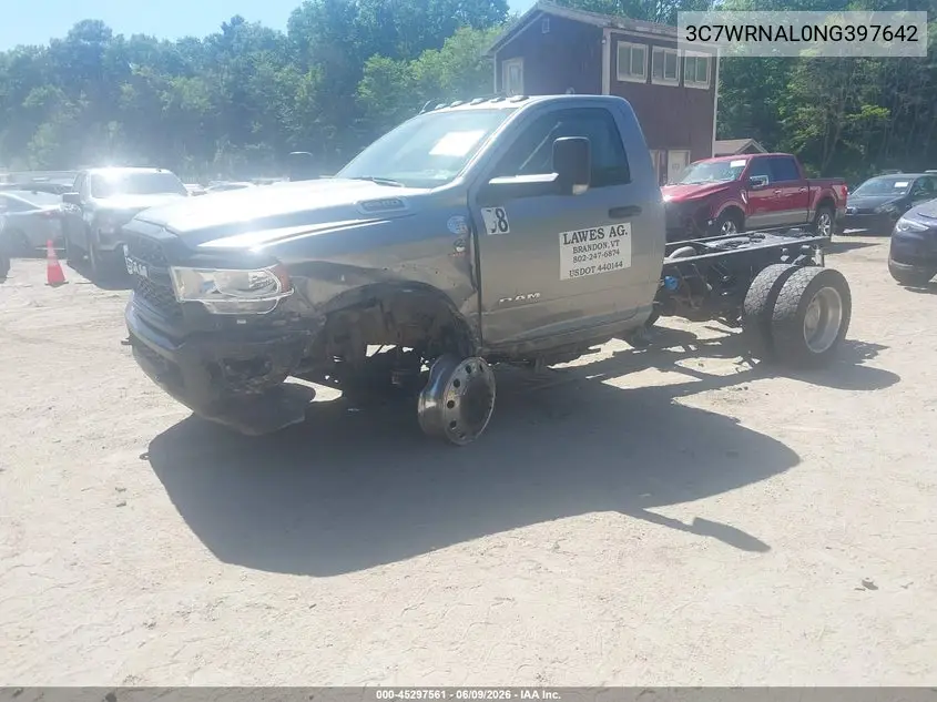 2022 Ram 5500 Chassis Tradesman/Slt VIN: 3C7WRNAL0NG397642 Lot: 45297561