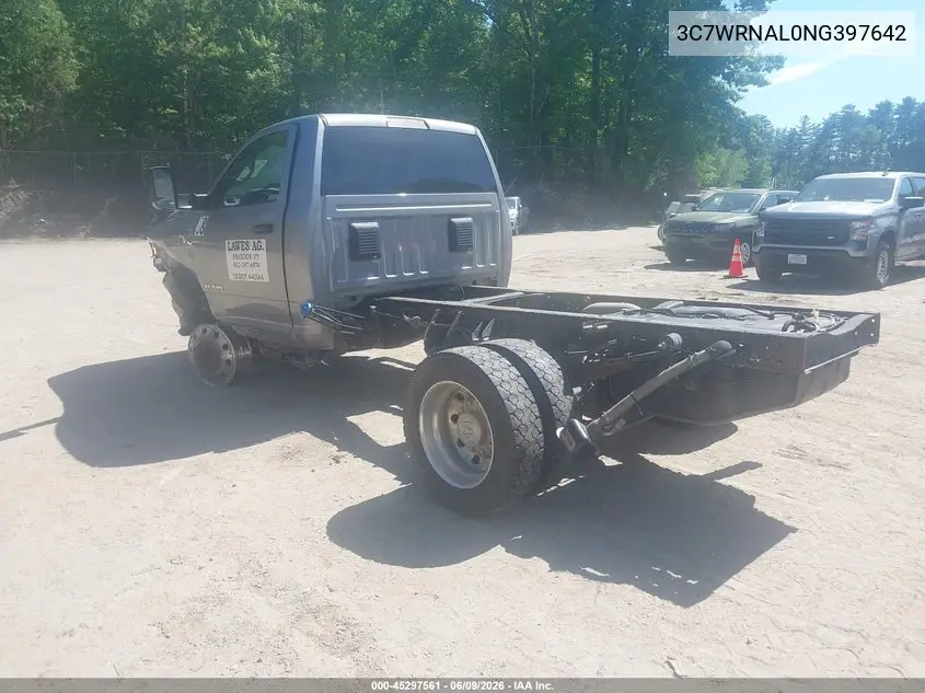 2022 Ram 5500 Chassis Tradesman/Slt VIN: 3C7WRNAL0NG397642 Lot: 45297561