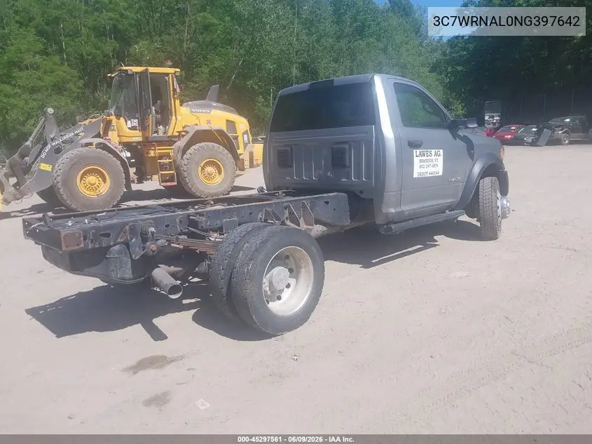 2022 Ram 5500 Chassis Tradesman/Slt VIN: 3C7WRNAL0NG397642 Lot: 45297561