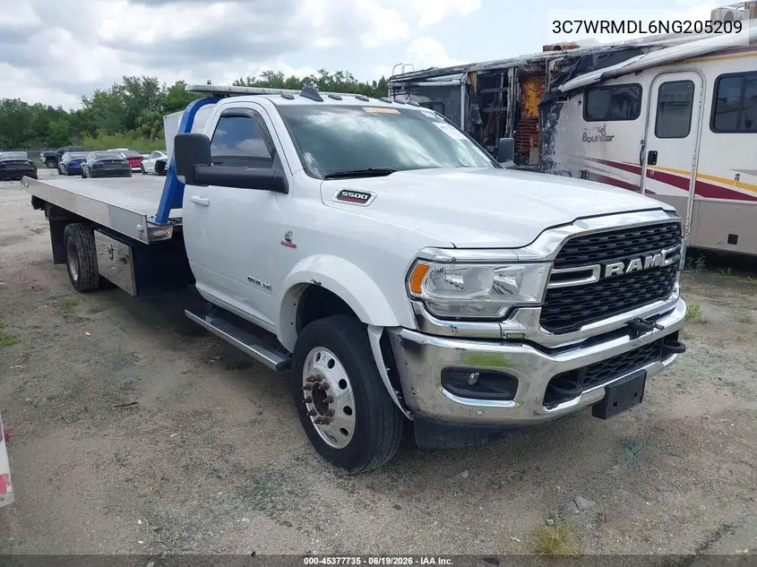 2022 Ram 5500 Chassis Tradesman/Slt VIN: 3C7WRMDL6NG205209 Lot: 45377735