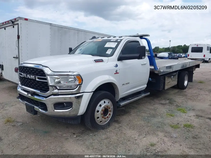 2022 Ram 5500 Chassis Tradesman/Slt VIN: 3C7WRMDL6NG205209 Lot: 45377735