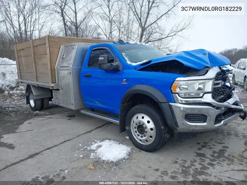 2024 Ram 5500 Chassis Tradesman/Slt VIN: 3C7WRNDL0RG182229 Lot: 43967332