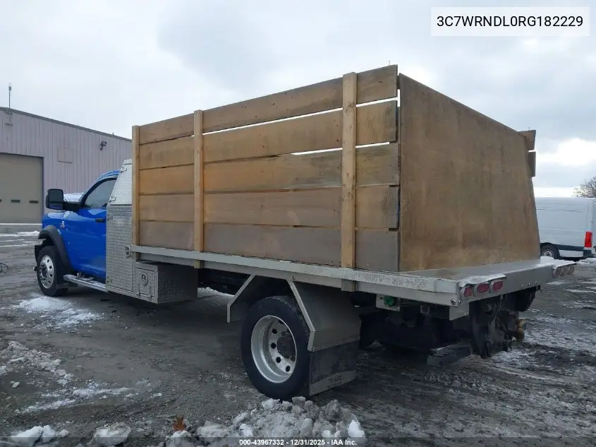 2024 Ram 5500 Chassis Tradesman/Slt VIN: 3C7WRNDL0RG182229 Lot: 43967332