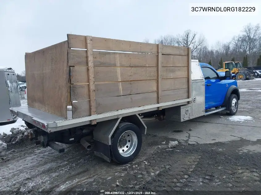 2024 Ram 5500 Chassis Tradesman/Slt VIN: 3C7WRNDL0RG182229 Lot: 43967332