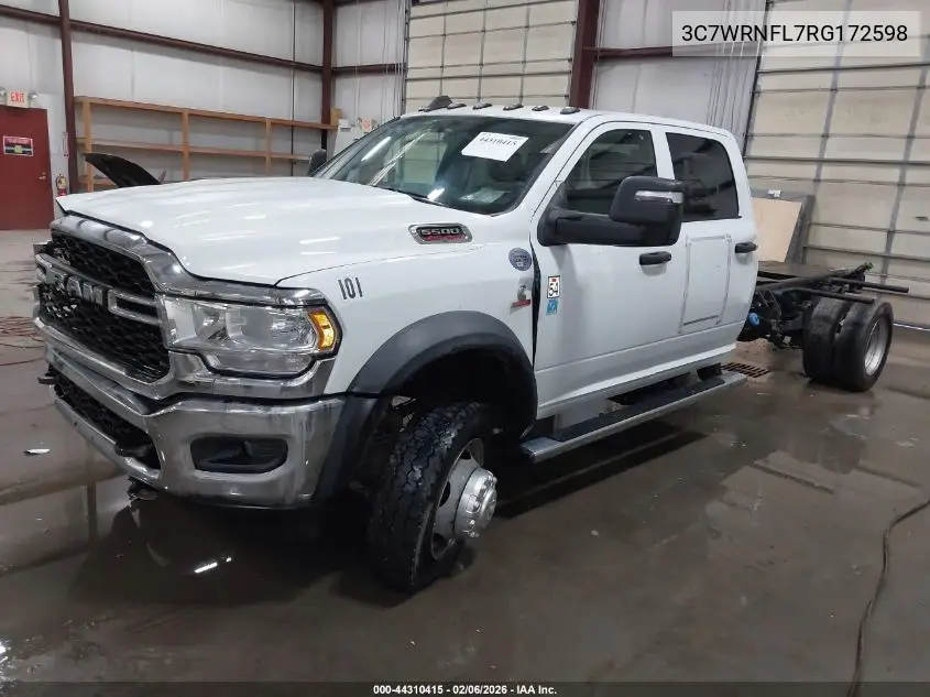 2024 Ram 5500 Chassis Tradesman/Slt/Laramie/Limited VIN: 3C7WRNFL7RG172598 Lot: 44310415