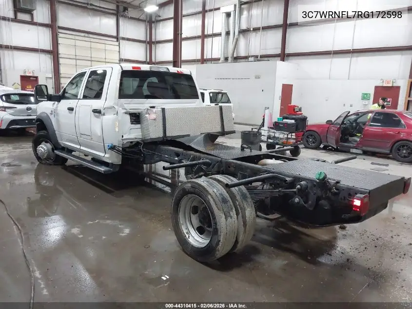 2024 Ram 5500 Chassis Tradesman/Slt/Laramie/Limited VIN: 3C7WRNFL7RG172598 Lot: 44310415