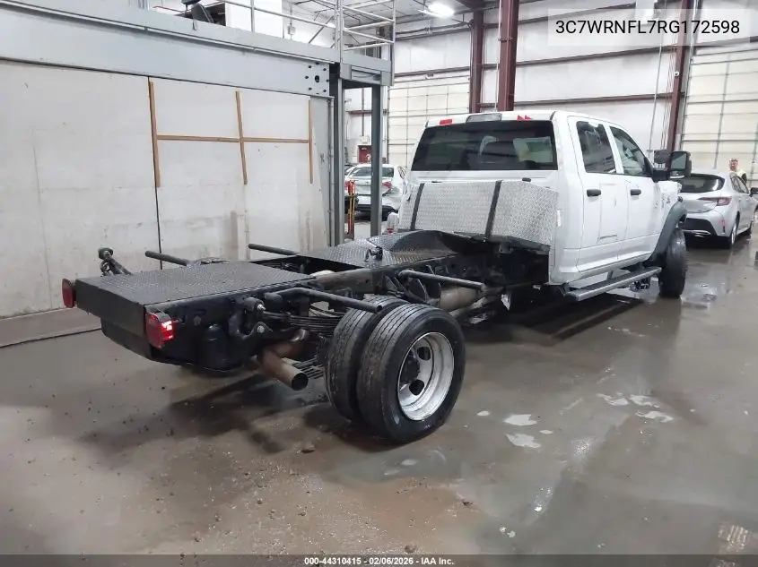 2024 Ram 5500 Chassis Tradesman/Slt/Laramie/Limited VIN: 3C7WRNFL7RG172598 Lot: 44310415