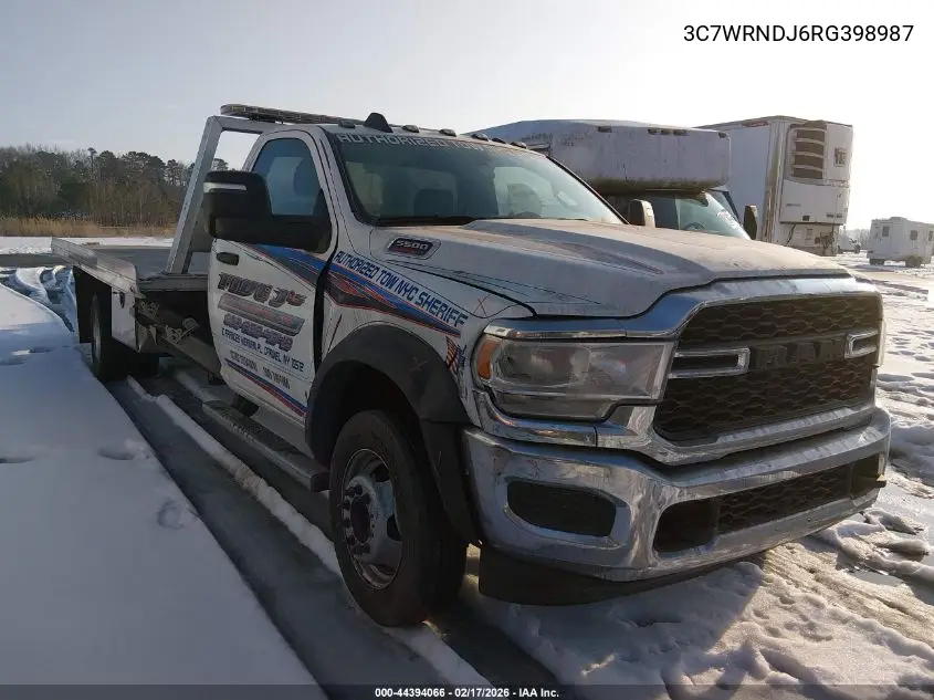 2024 Ram 5500 Chassis Tradesman/Slt VIN: 3C7WRNDJ6RG398987 Lot: 44394066