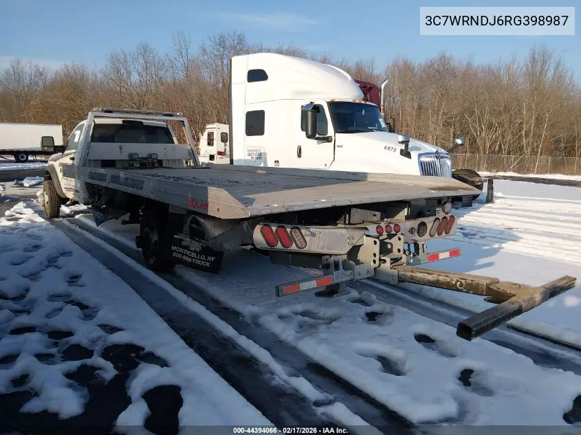2024 Ram 5500 Chassis Tradesman/Slt VIN: 3C7WRNDJ6RG398987 Lot: 44394066