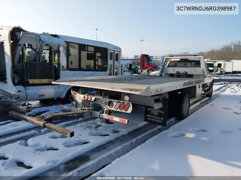 2024 Ram 5500 Chassis Tradesman/Slt VIN: 3C7WRNDJ6RG398987 Lot: 44394066