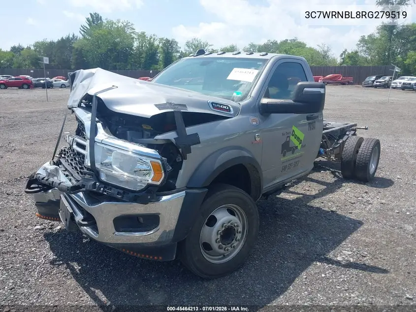 2024 Ram 5500 Chassis Tradesman/Slt VIN: 3C7WRNBL8RG279519 Lot: 45464213