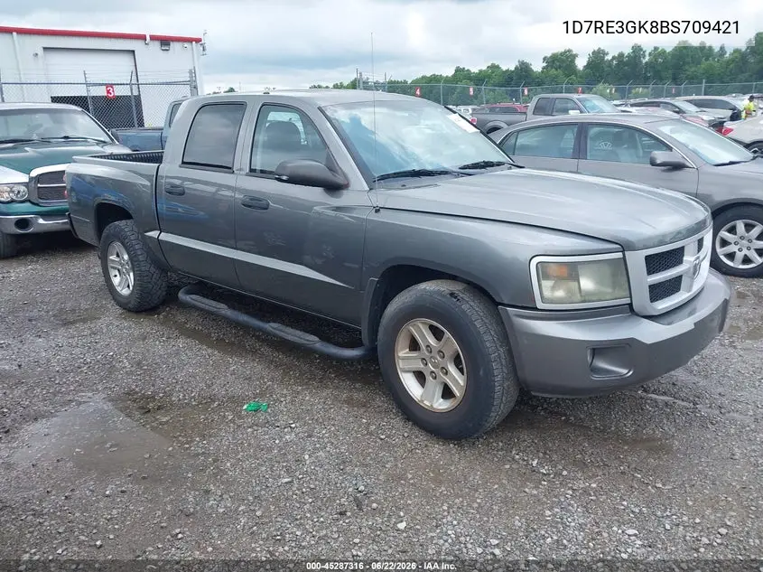 2011 Ram Dakota Bighorn/Lonestar VIN: 1D7RE3GK8BS709421 Lot: 45287316