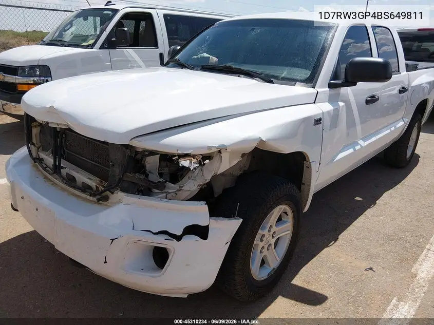2011 Ram Dakota Bighorn/Lonestar VIN: 1D7RW3GP4BS649811 Lot: 45310234