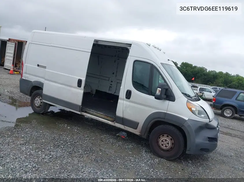 2014 Ram Promaster 2500 High Roof VIN: 3C6TRVDG6EE119619 Lot: 45386048