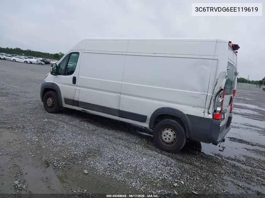 2014 Ram Promaster 2500 High Roof VIN: 3C6TRVDG6EE119619 Lot: 45386048