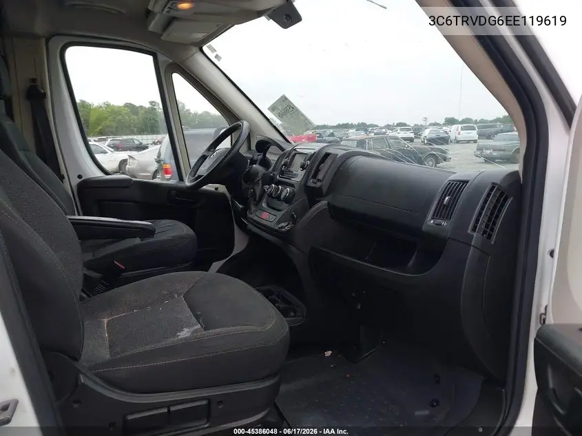 2014 Ram Promaster 2500 High Roof VIN: 3C6TRVDG6EE119619 Lot: 45386048