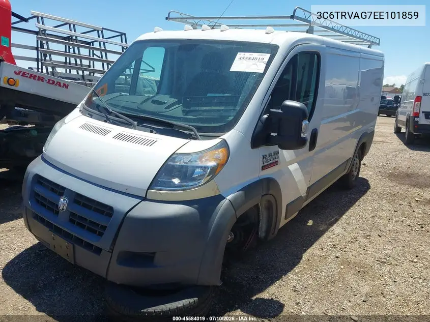 2014 Ram Promaster 1500 Low Roof VIN: 3C6TRVAG7EE101859 Lot: 45584019