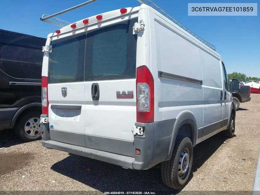 2014 Ram Promaster 1500 Low Roof VIN: 3C6TRVAG7EE101859 Lot: 45584019