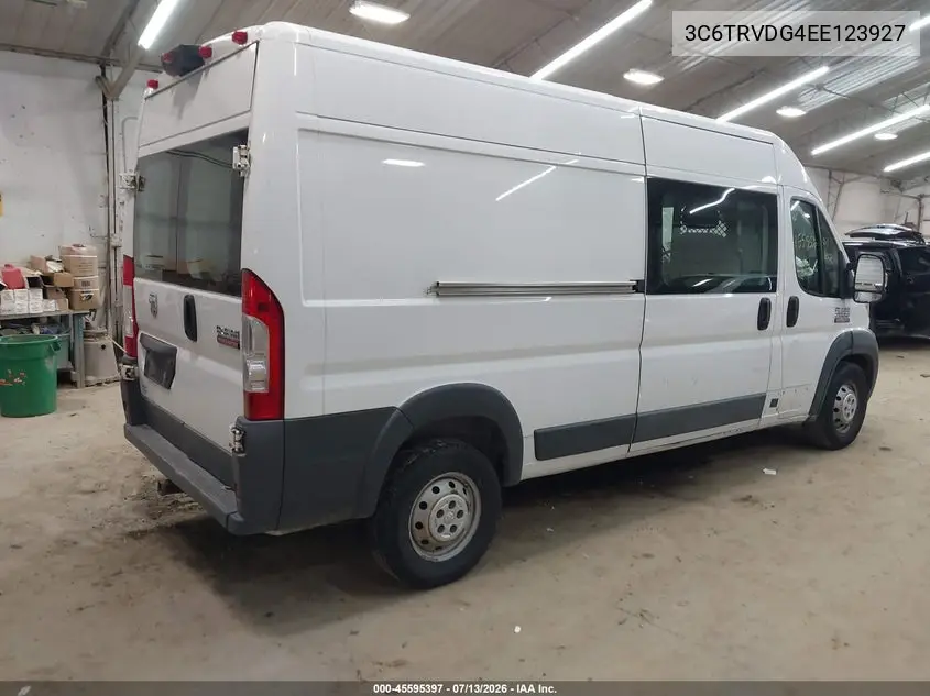 2014 Ram Promaster 2500 High Roof VIN: 3C6TRVDG4EE123927 Lot: 45595397