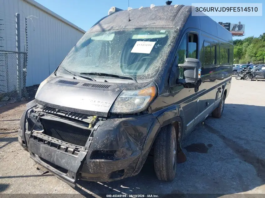 2015 Ram Promaster 3500 High Roof VIN: 3C6URVJD9FE514510 Lot: 45345199
