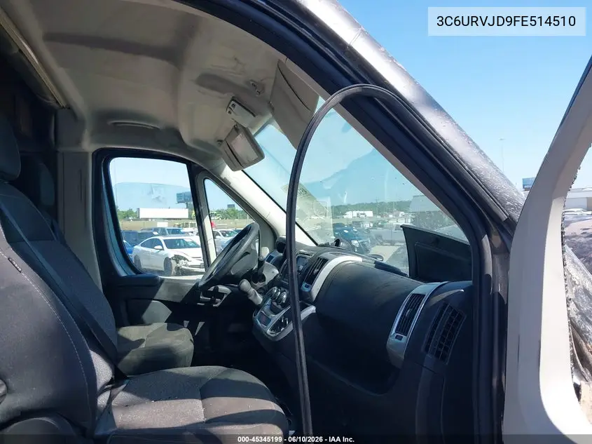 2015 Ram Promaster 3500 High Roof VIN: 3C6URVJD9FE514510 Lot: 45345199
