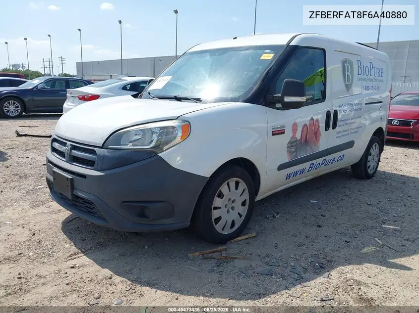 2015 Ram Promaster City Tradesman VIN: ZFBERFAT8F6A40880 Lot: 45473435