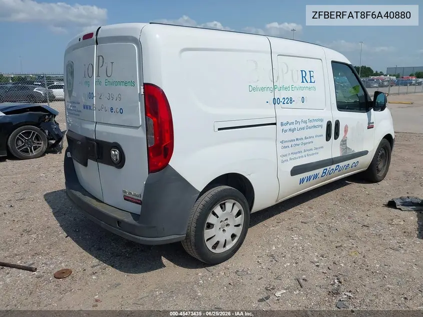 2015 Ram Promaster City Tradesman VIN: ZFBERFAT8F6A40880 Lot: 45473435