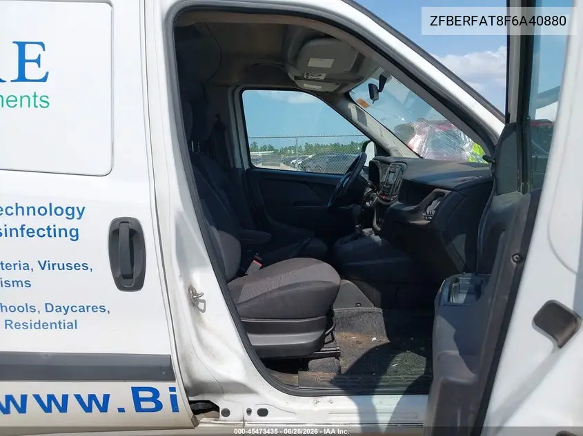 2015 Ram Promaster City Tradesman VIN: ZFBERFAT8F6A40880 Lot: 45473435