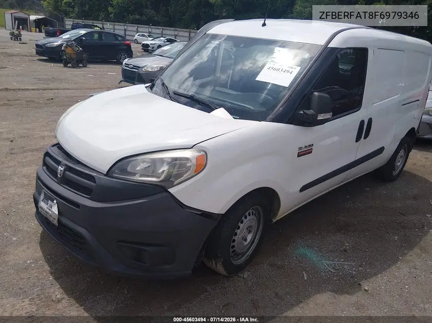 2015 Ram Promaster City Tradesman VIN: ZFBERFAT8F6979346 Lot: 45603494