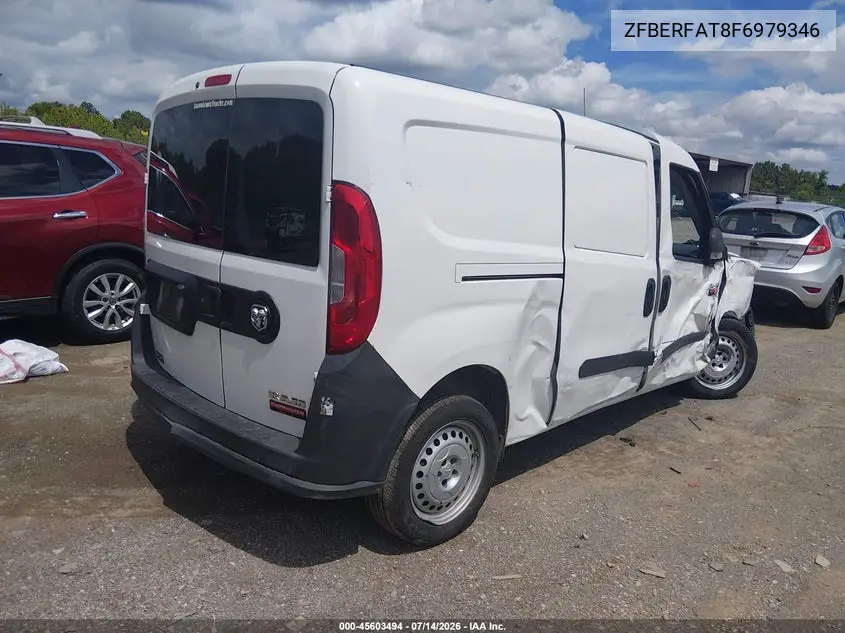 2015 Ram Promaster City Tradesman VIN: ZFBERFAT8F6979346 Lot: 45603494