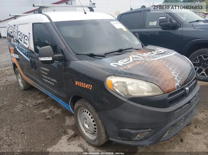 2016 Ram Promaster City Tradesman VIN: ZFBERFAT1G6B36853 Lot: 45554264