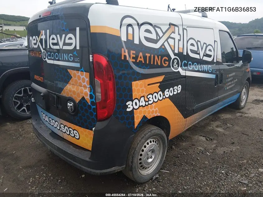 2016 Ram Promaster City Tradesman VIN: ZFBERFAT1G6B36853 Lot: 45554264