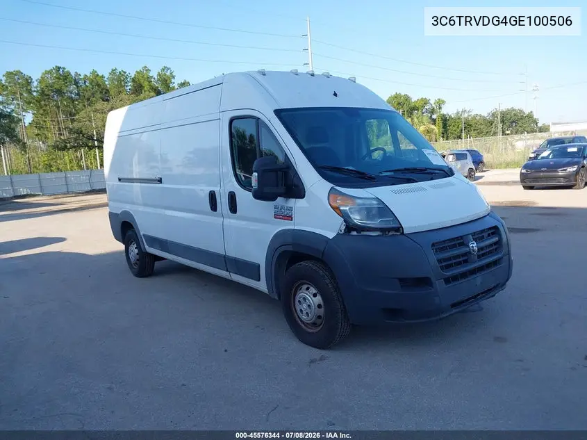 2016 Ram Promaster 2500 High Roof VIN: 3C6TRVDG4GE100506 Lot: 45576344