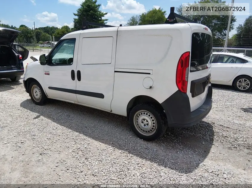 2016 Ram Promaster City Tradesman VIN: ZFBERFAT2G6B72924 Lot: 45686495