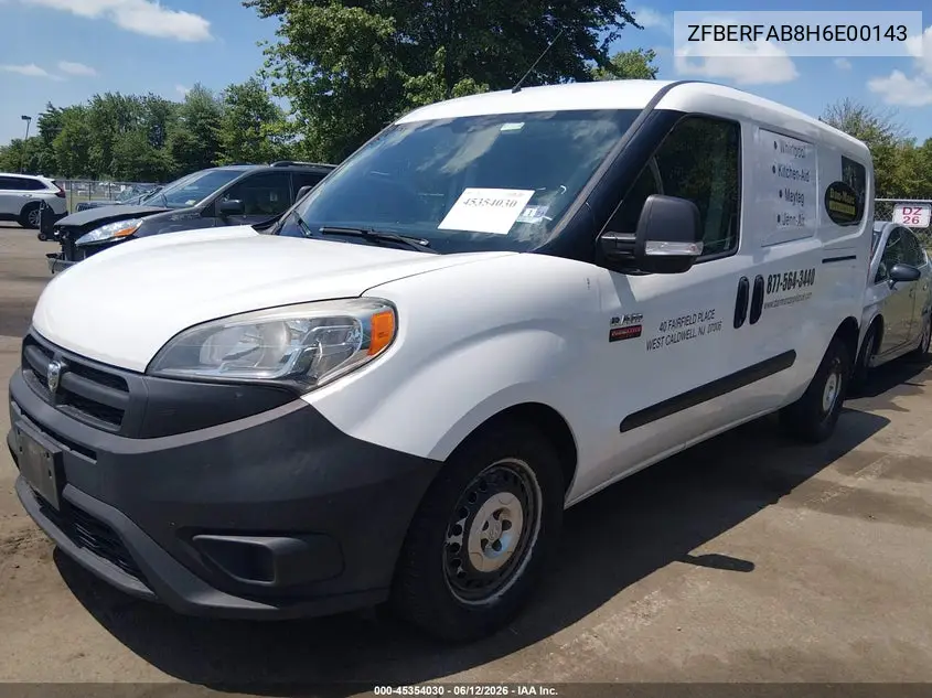 2017 Ram Promaster City Tradesman VIN: ZFBERFAB8H6E00143 Lot: 45354030